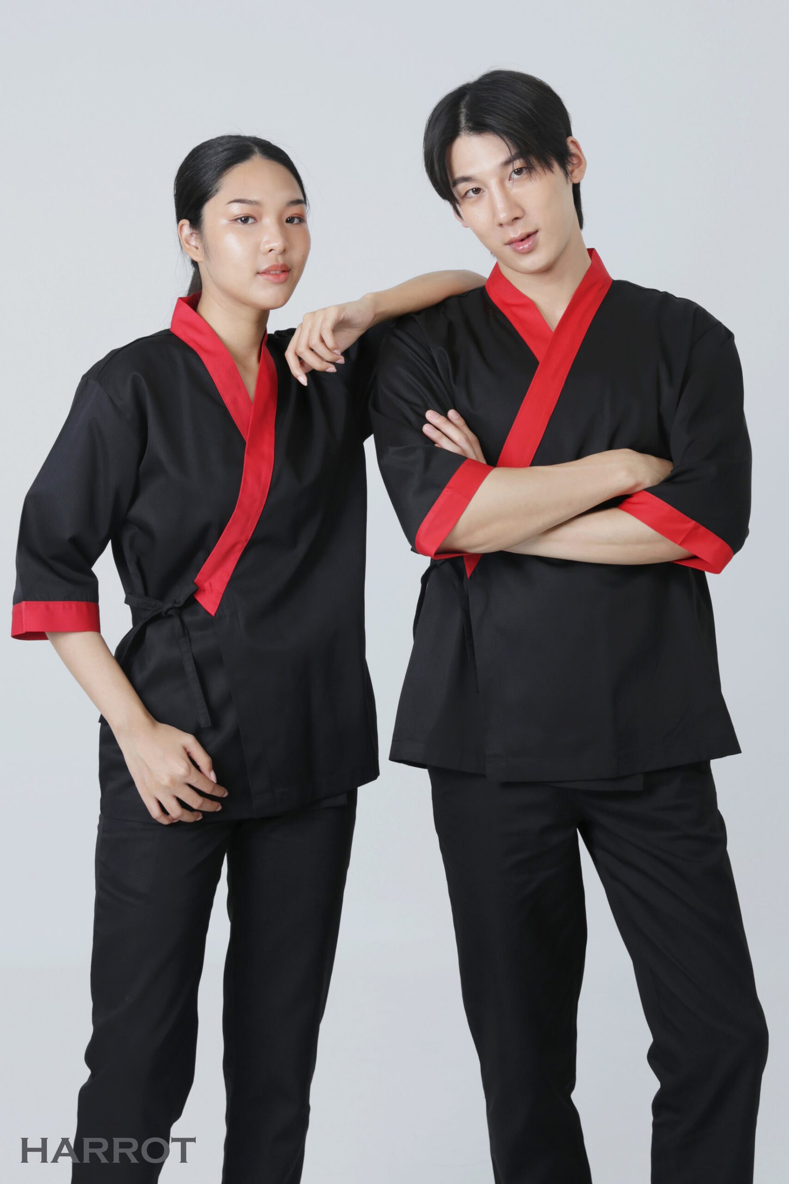 เสื้อเชฟ ญี่ปุ่น แต่งสีกุ๊น