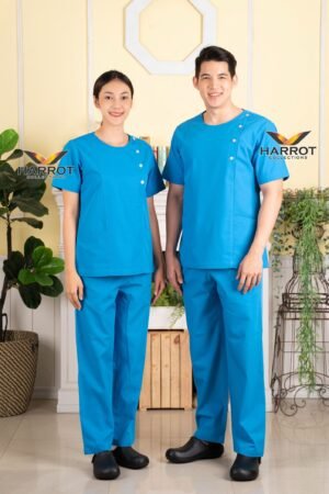 ชุดสครับ คอกลม (เสื้อ+กางเกง)