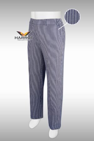 กางเกงเชฟ เอวยางยืดด้านข้าง ลายริ้ว ลอนดอน