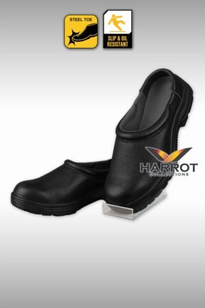 รองเท้าเชฟ แบบเปิดส้น หนังแท้