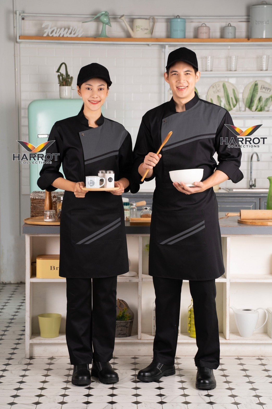 ผ้ากันเปื้อน ครึ่งสั้น เดอะสตรีท