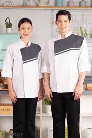 เสื้อเชฟ แขนสามส่วน เดอะสตรีท