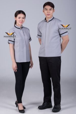 เสื้อแม่บ้าน/พ่อบ้าน ปกตั้ง